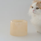 Glass Food Bowl／Peach