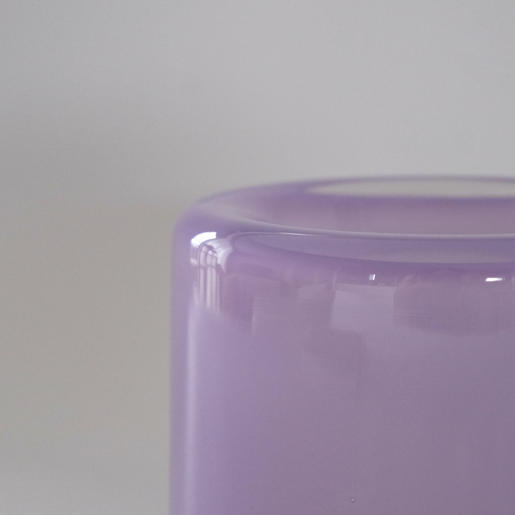 Glass Food Bowl／Purple