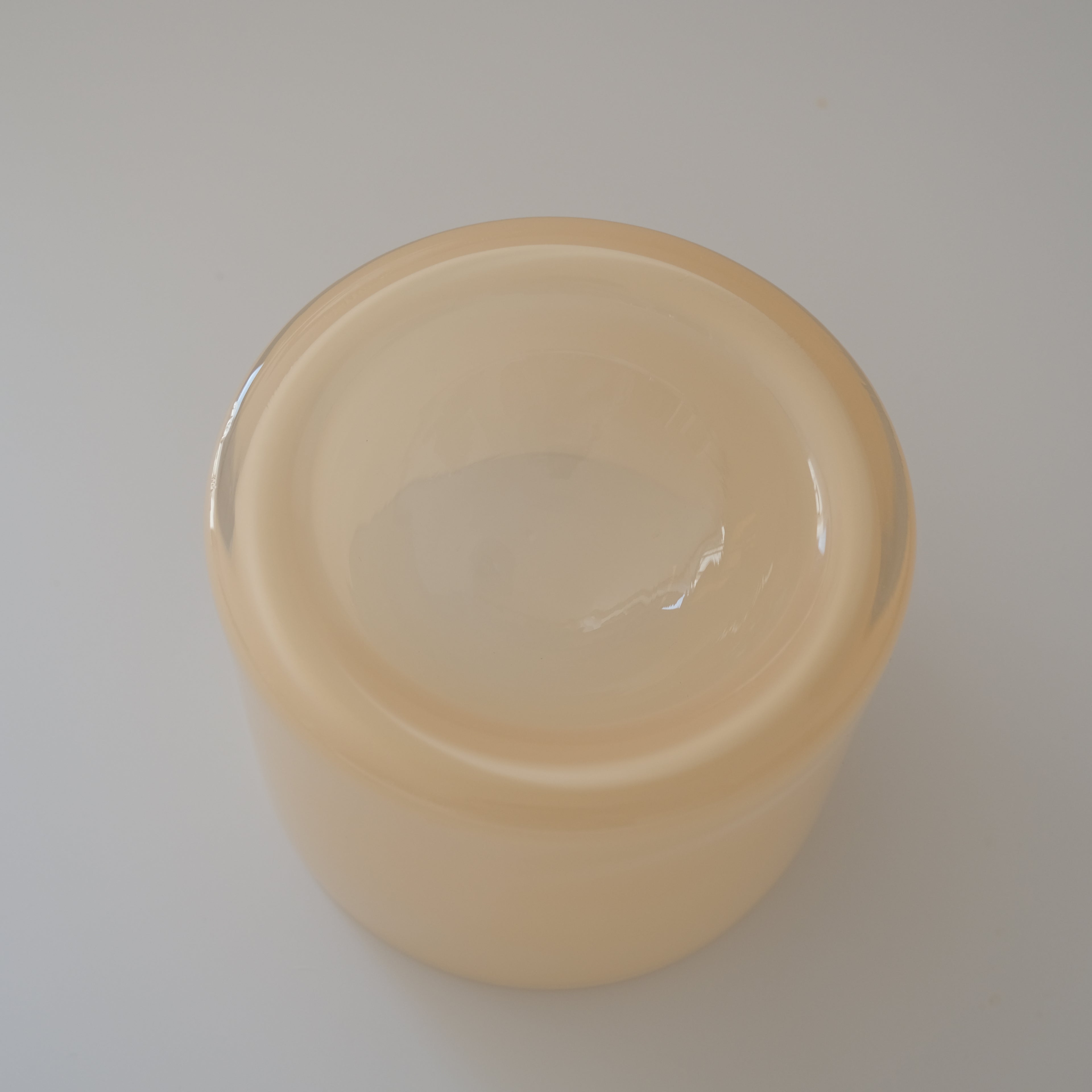 Glass Food Bowl／Peach