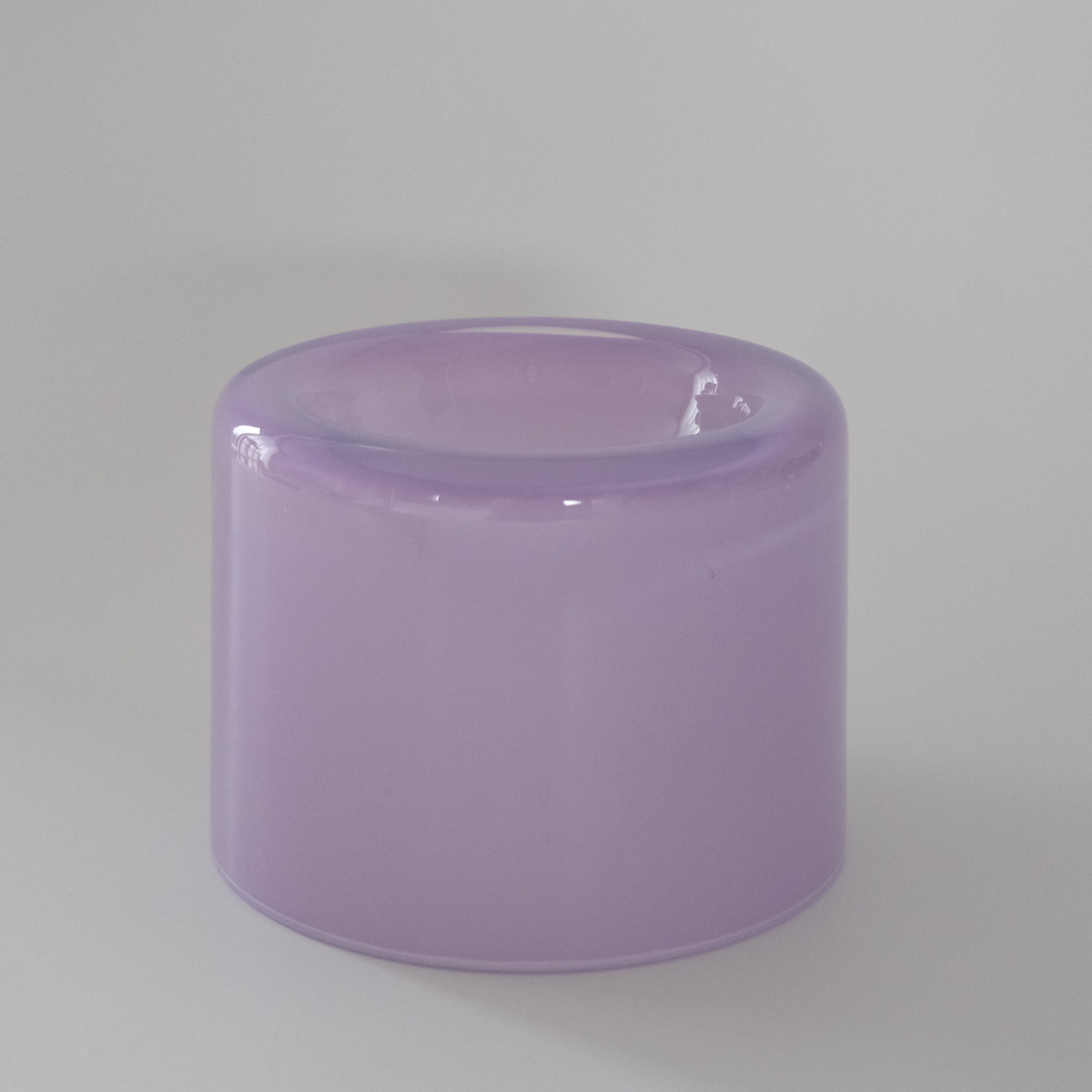 Glass Food Bowl／Purple