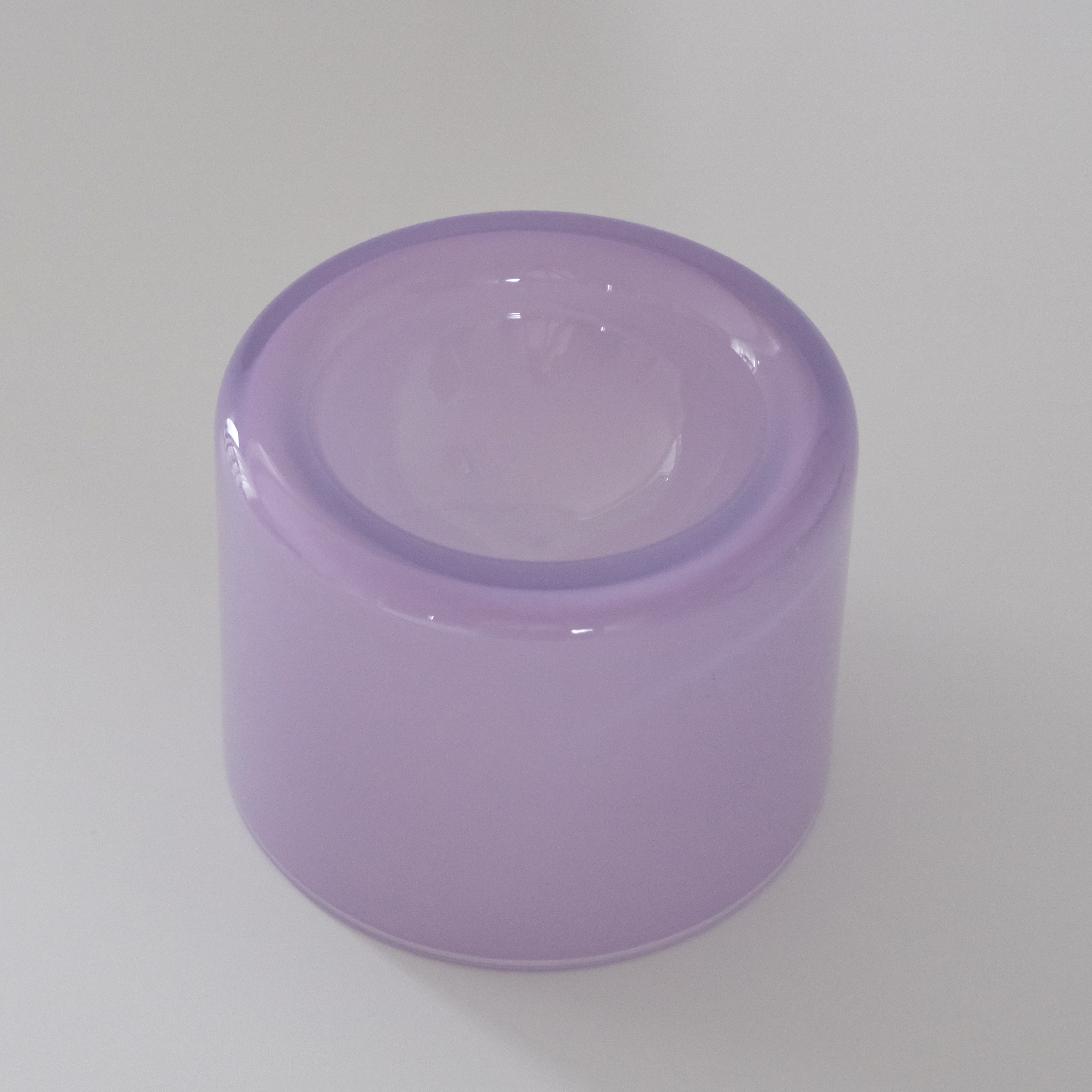 Glass Food Bowl／Purple