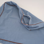 Catbedmatカバー Saxony Blue×Brown Piping