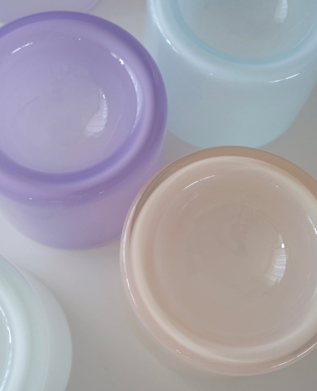 Glass Food Bowl／Peach
